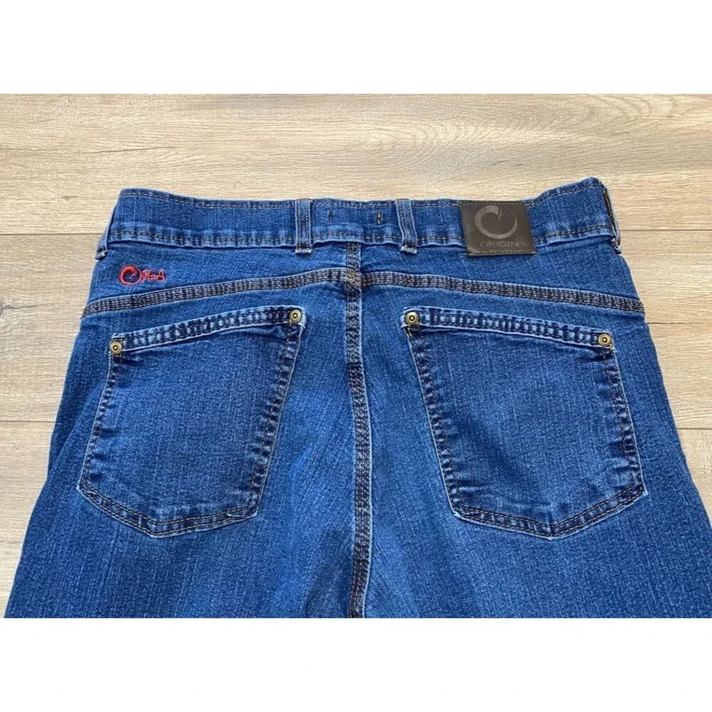 Origin Delta68 Mens 32X32 Tapered Relaxed Dark Stretch Jeans USA Made - Picture 11 of 12